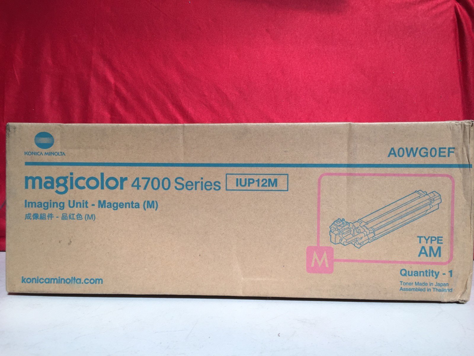 Konica Minolta Magicolor 4700 Series IUP12M Magenta  Imaging A0WG0EF