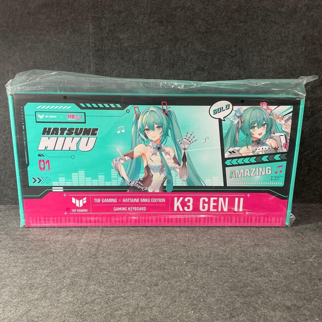 ASUS TUF Gaming K3 Gen II Hatsune Miku Optical-Mechanical RGB 98-Key IP57