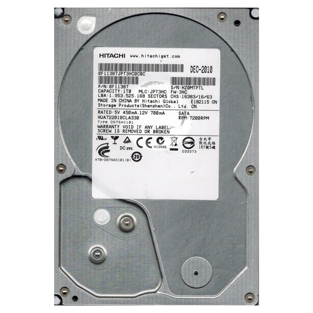 Hitachi 0F11387 HUA722010CLA330 Ultrastar 1TB 7200RPM SATA-II 32MB 3.5"