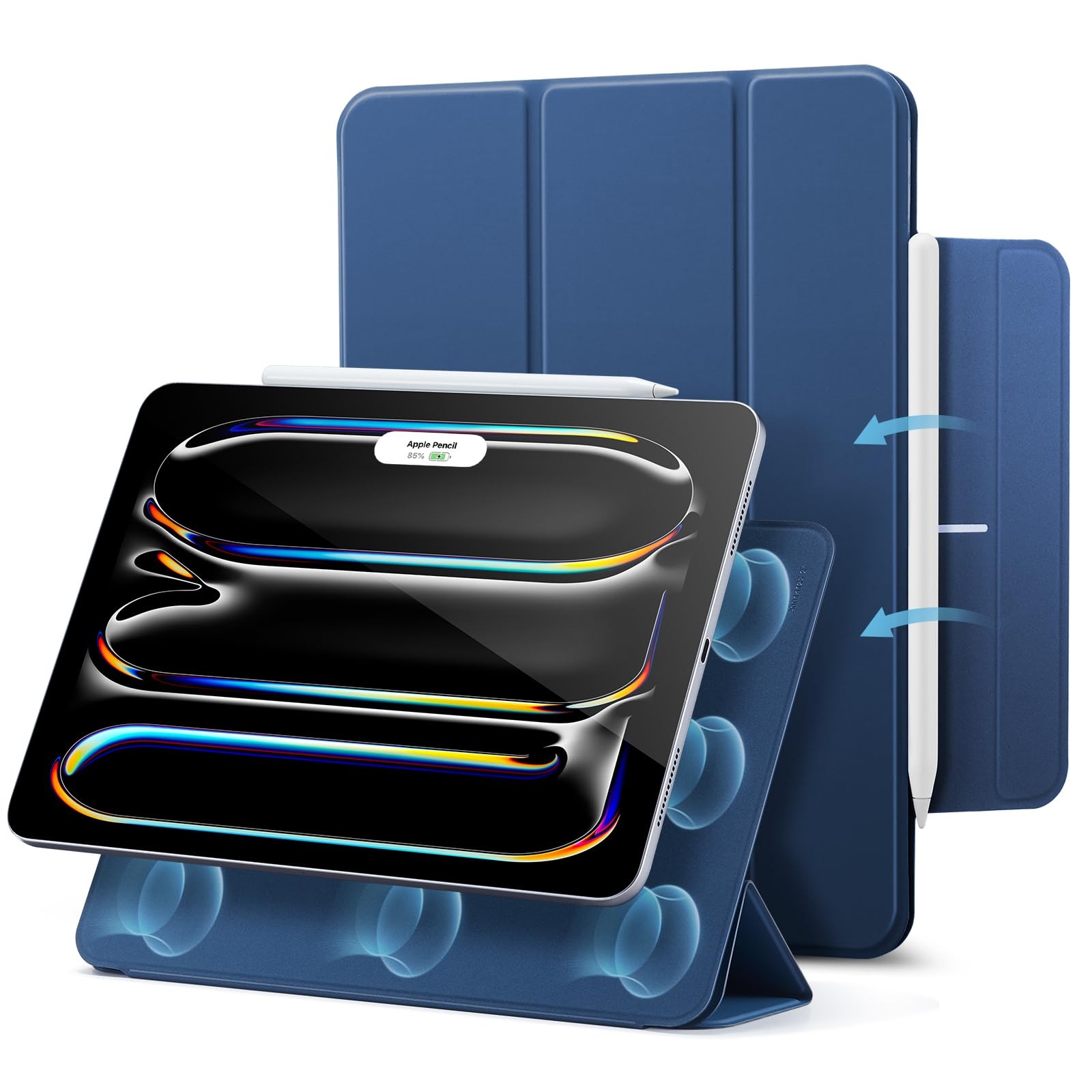 ESR for iPad Pro 11 Inch (M5/M4) Case, Rebound Series, Blue
