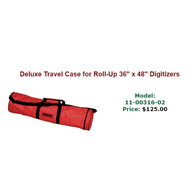 GTCO Deluxe Travel Case for Roll-Up Roll-Up II Roll-Up III 30" x 36"