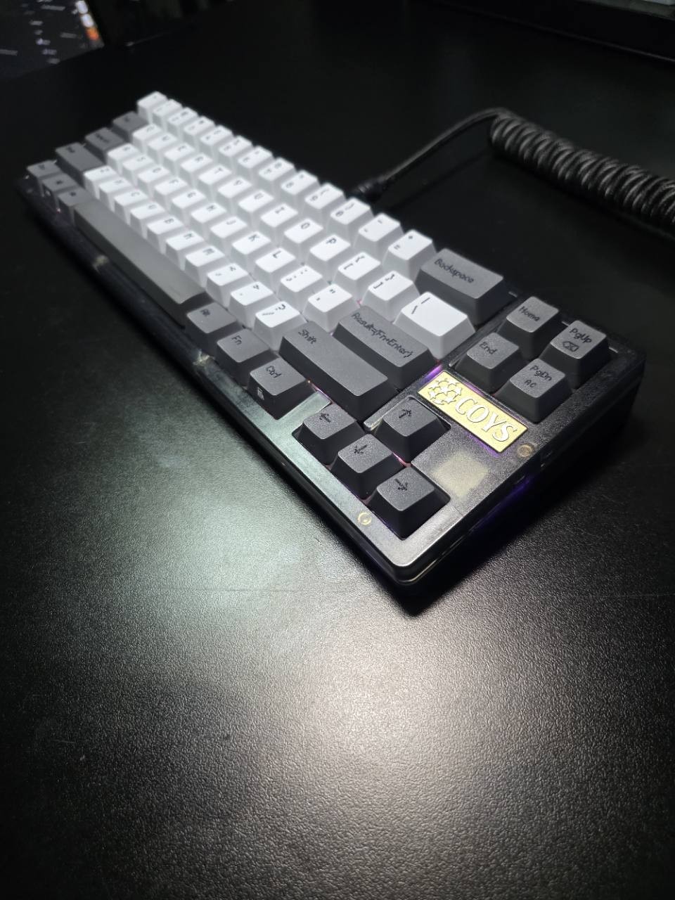 Ikki68 Aurora 68% Mechanical Keyboard Hot-Swap RGB Black Wuque Studio