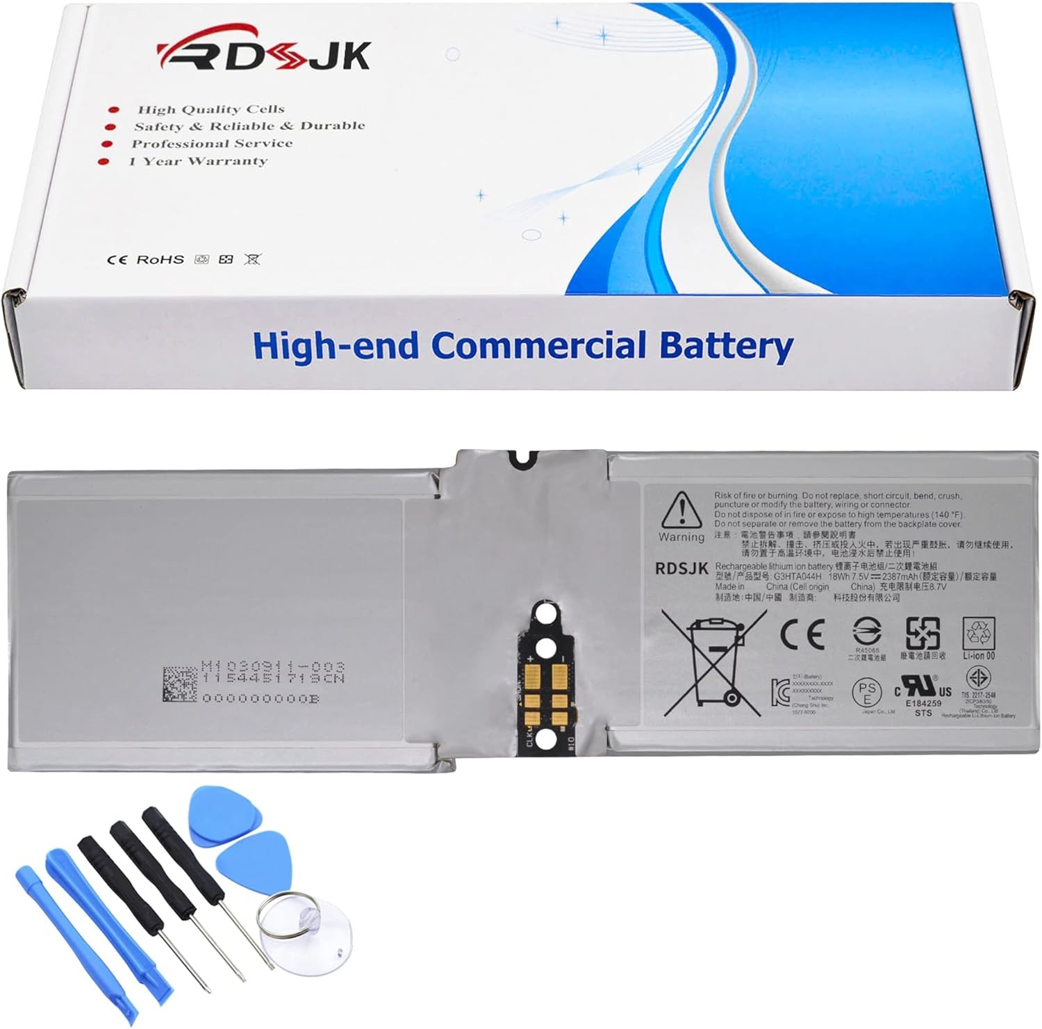 G3HTA044H DAK822470K G3HTA020H Tablet Screen Battery for Microsoft Surface Book