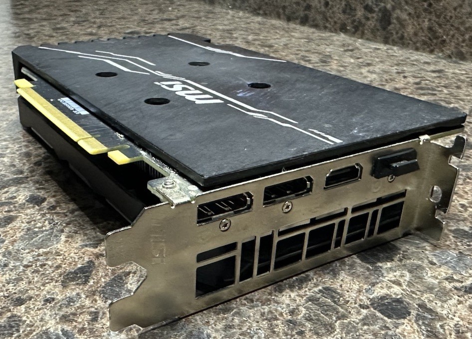 MSI NVIDIA GeForce RTX 2060 VENTUS XS 6G OC Graphics Card