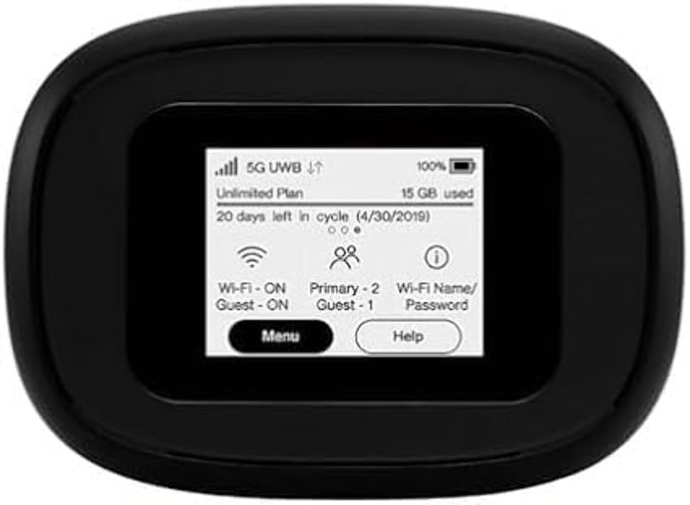 Inseego MiFi M1000 5G Verizon Locked Black - Very Good