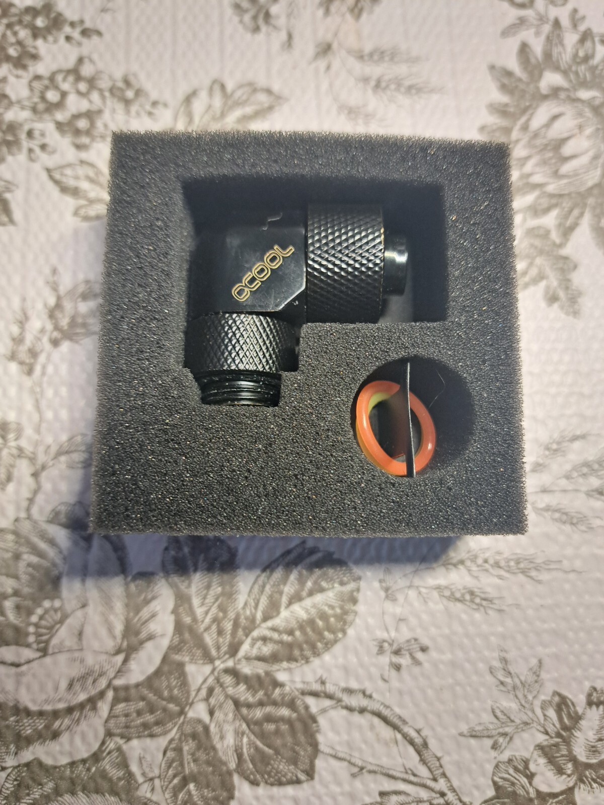 Alphacool 17230 Eiszapfen 13/10mm Compression Fitting 90° rotatable G1/4 black 
