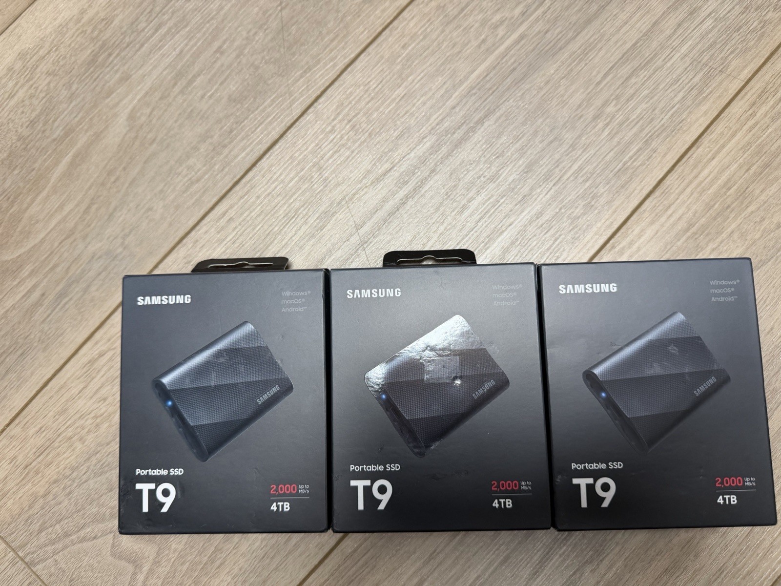 Samsung T9 4TB Portable SSD USB 3.2 Gen 2x2 2000MB/s MU-PG4T0B/AM NEW