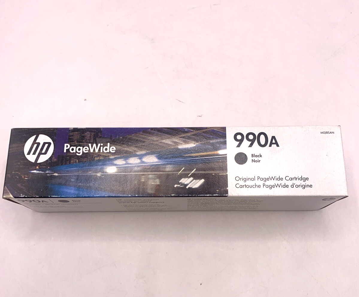 HP 990A Black Original PageWide Cartridge, ~10,000 pages, M0J85AN