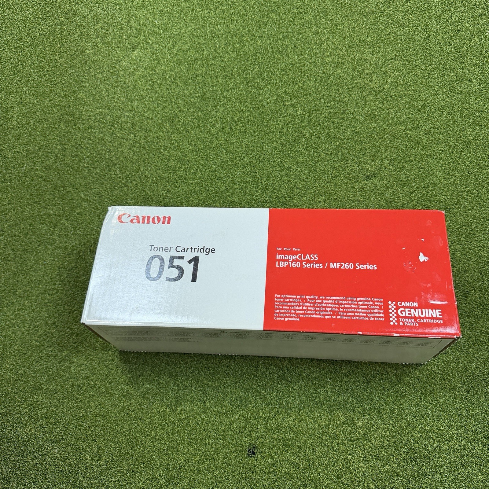 Genuine Canon 051 Black Toner Cartridge 2168C001 OEM Standard Yield New Sealed