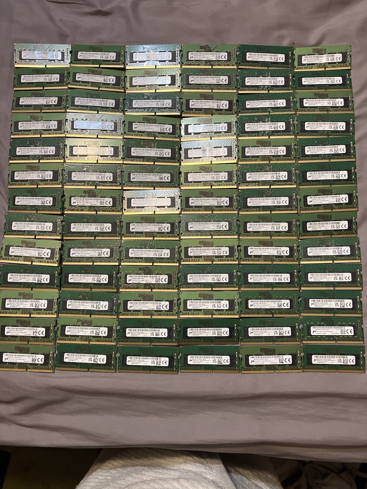 Micron 8GB 1Rx16 PC4-3200AA-SC0-11. Lot 100.