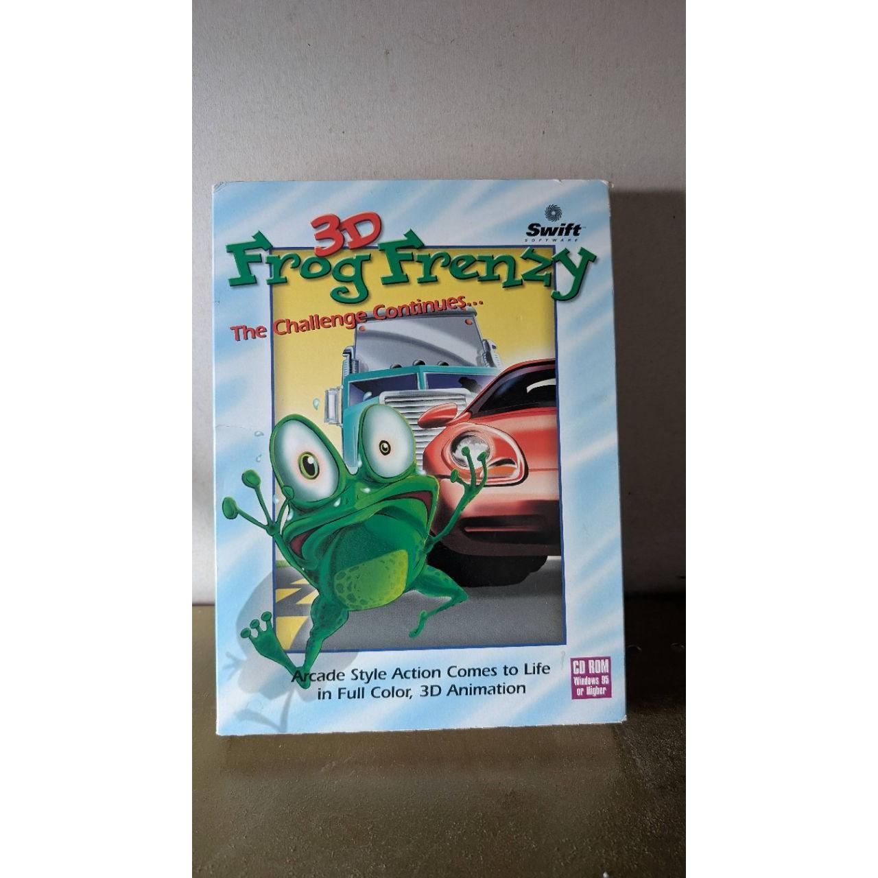 Swift 3D Frog Frenzy CDROM Windows 95 98 ME Arcade 3D Animation Software