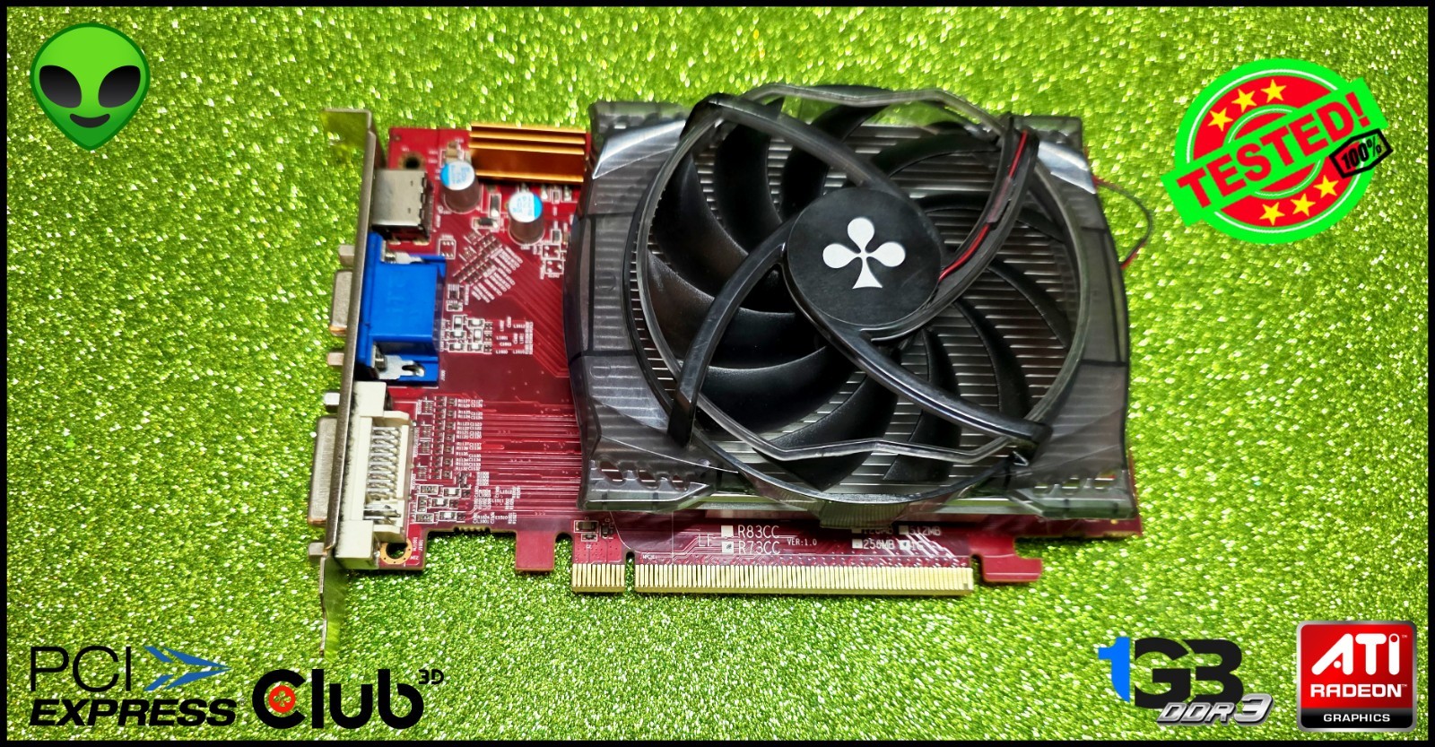 ATI RADEON HD 4670 1GB GDDR3 VIDEO CARD PCI-EXPRESS CLUB 3D