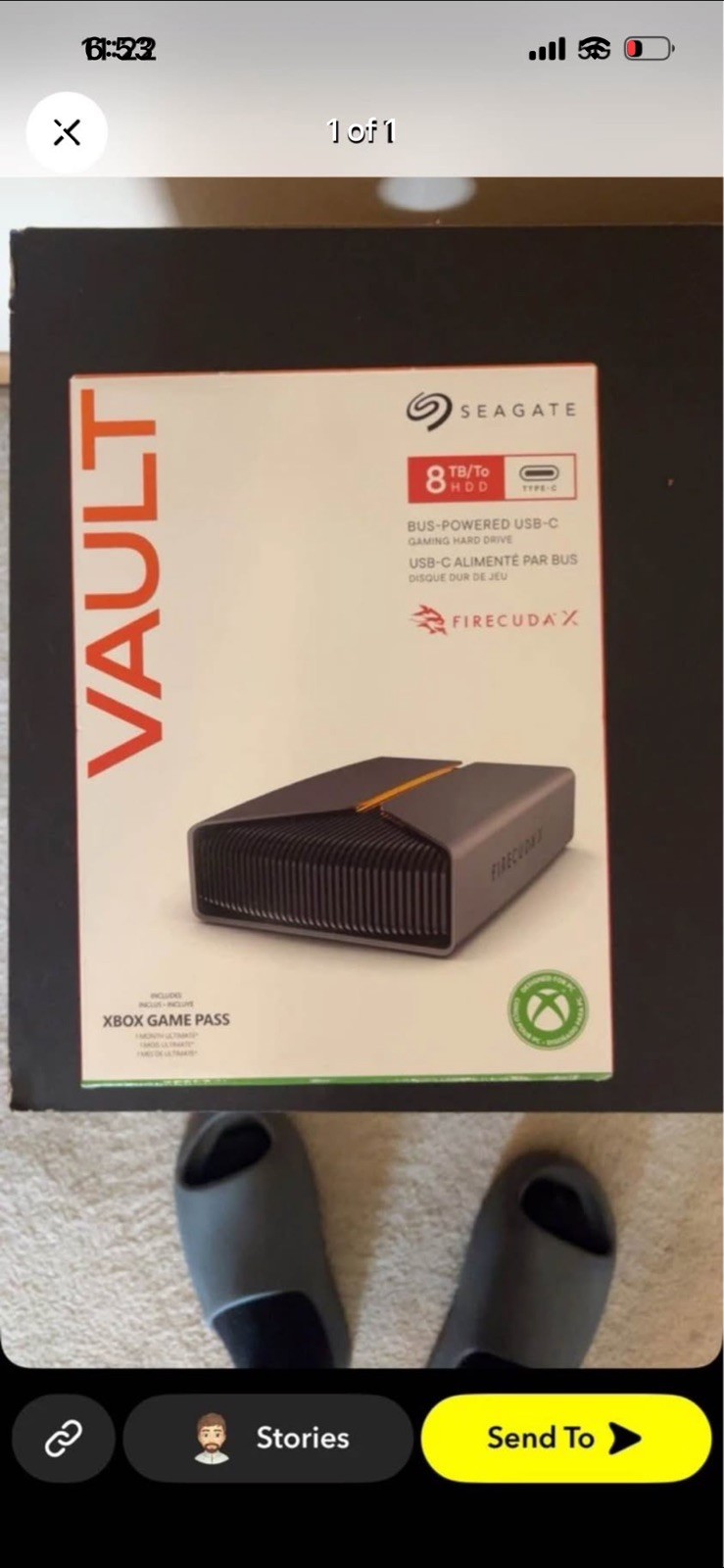 NEW SEAGATE FIRECUDA X VAULT 8TB USB-C 3YR - Sealed - 