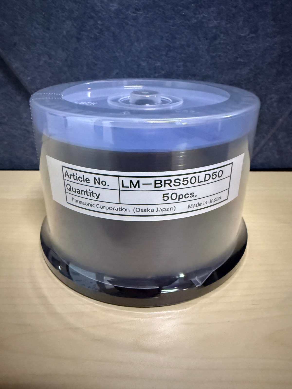 Panasonic 4x Blu-ray Disc 50GB (Recordable) Spindle 50 Discs LM-BRS50LD50