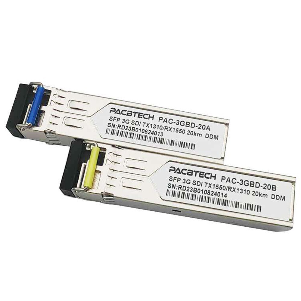 SFP 3G SDI Bidi 20km LC Simplex for Blackmagic 3G error handling Module 1Pair