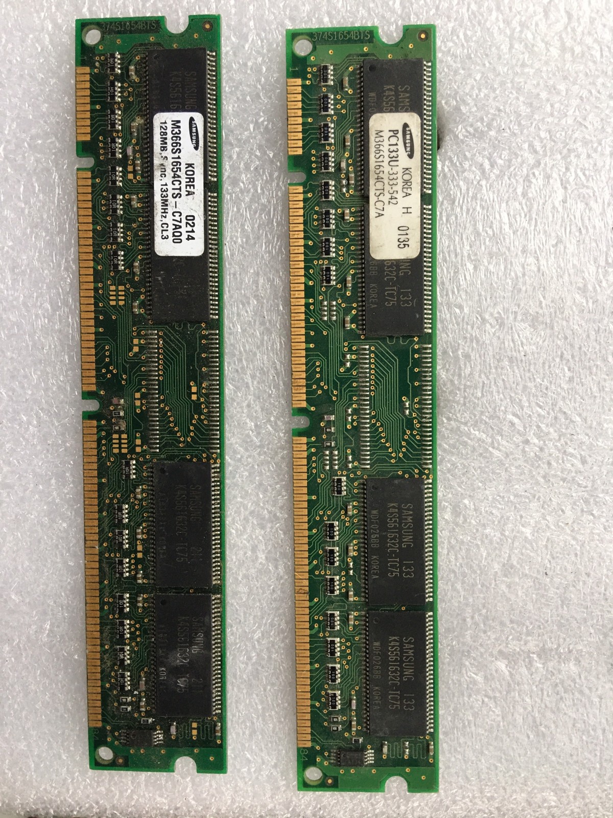 100% Tested - 10PCS TRANSCEND 256MB PC133 SDRAM