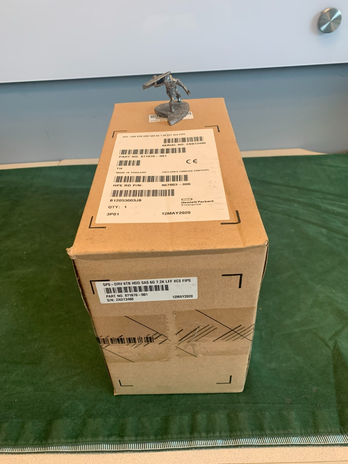HP  871870-001 (867803-006) (J8S18A) - SPS-DRV 6TB HDD SAS 7.2K LFF XCS FIPS