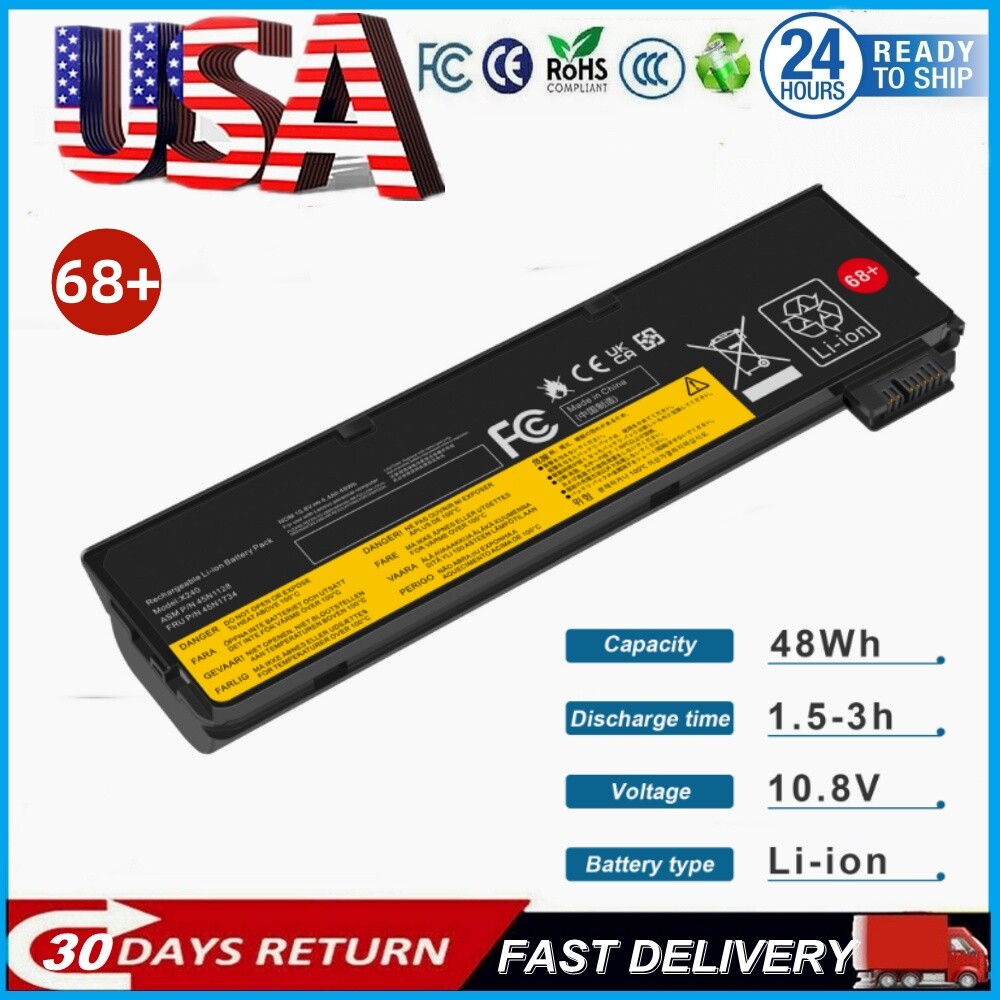 68+ OEM Genuine 48Wh Battery For Lenovo ThinkPad T450 X240 X240s X250S X260 X270