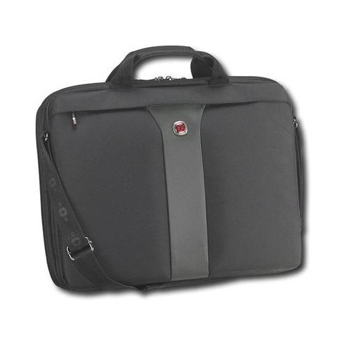 Wenger & Swissgear 67444140 WENGER LEGACY BLACK SLIMCASE FITS UP 17IN LAPTOP WA-