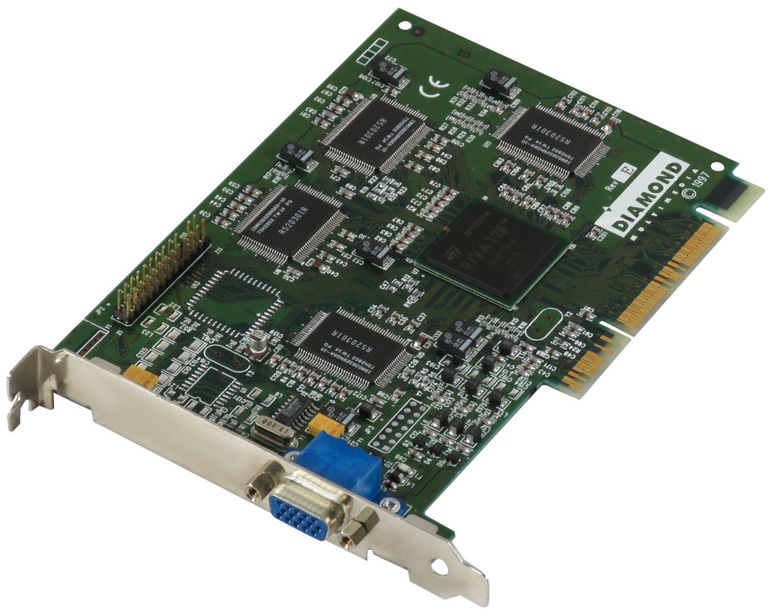 GRAPHICS CARD DIAMOND NVIDIA RIVA 128 4MB VIPER V330 22230003-002 23230003-402 AGP