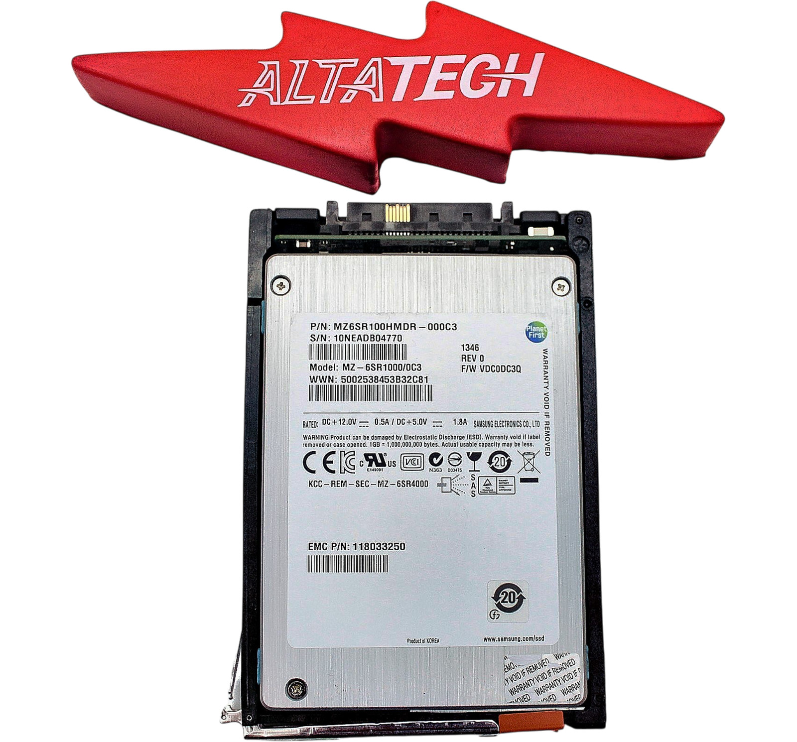 EMC 005050500 100GB SSD SAS 2.5" 6G VNX/E32/51/53 V4-2S6F-100 Solid State Drive