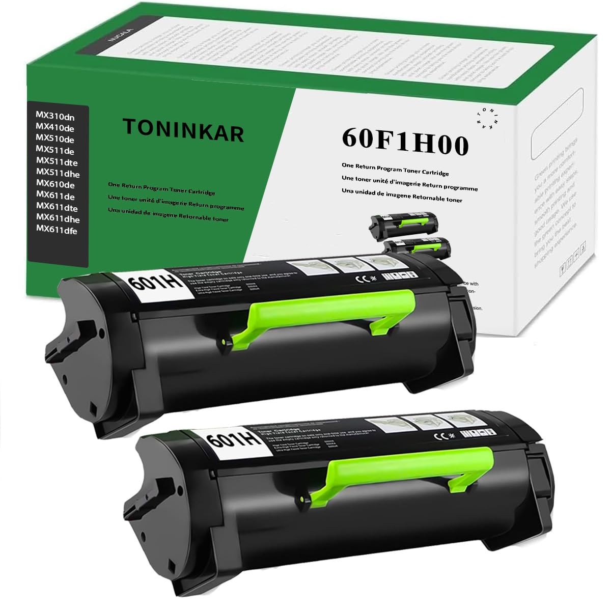 60F1H00 601H Toner Cartridge mx310 mx410 mx611 mx511 mx610 mx510 toner