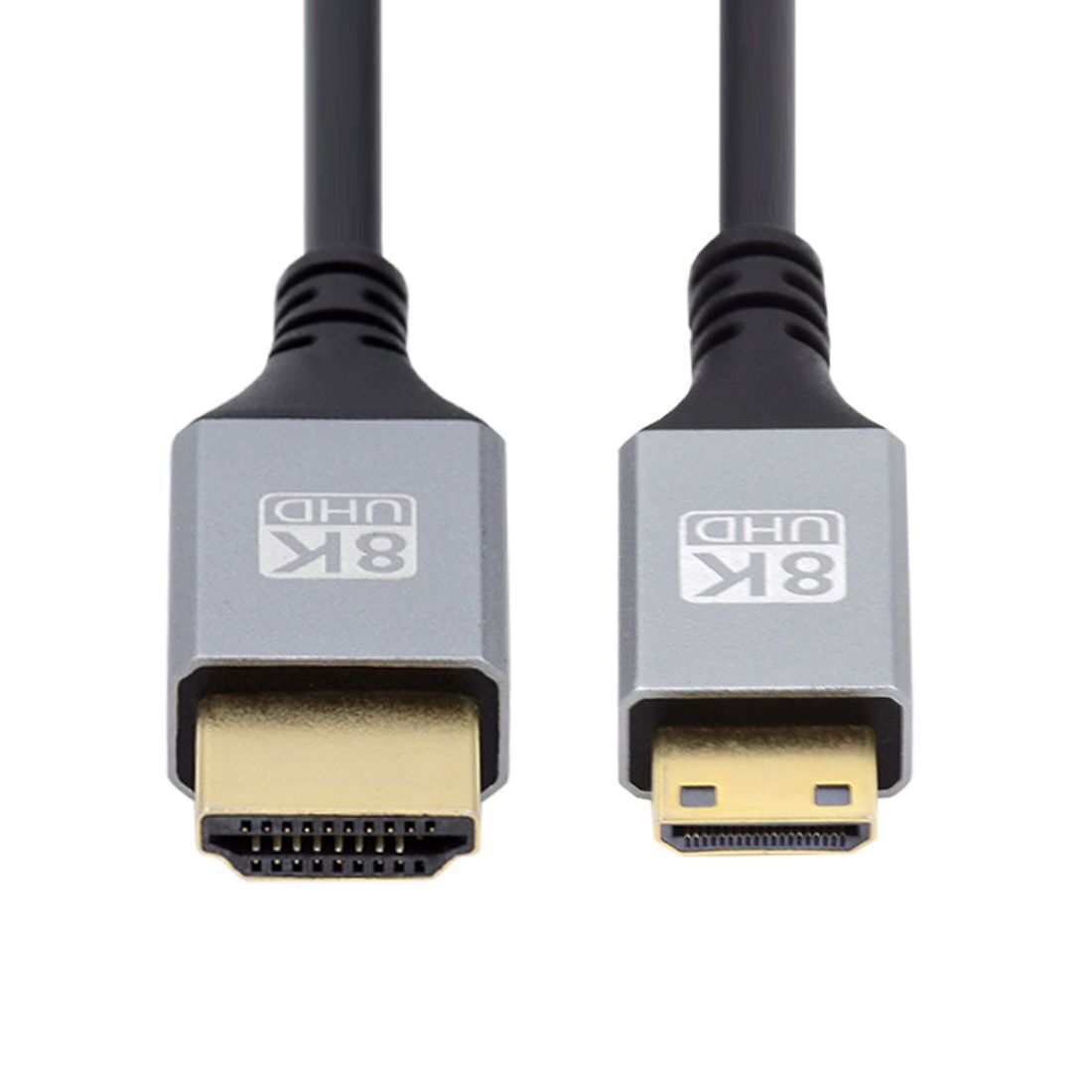 Jimier HDMI 2.1 to Micro ＆ Mini HDMI 8K 4K Hyper Super Flexible Slim HDTV Cable