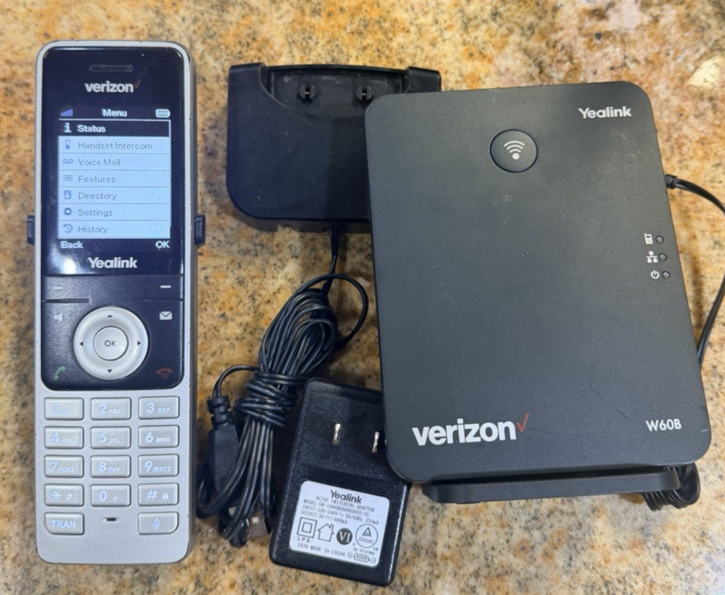 Yealink W60P DECT Cordless Handset With Base ( W56H & W60B )