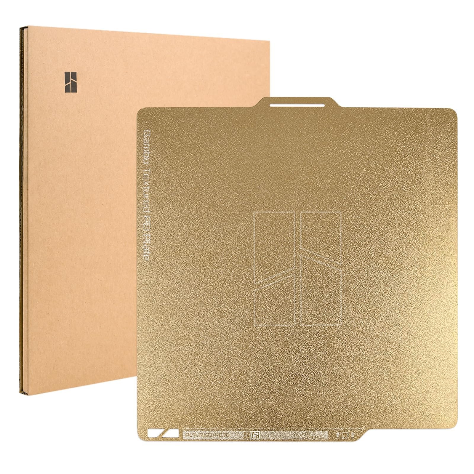ENOMAKER Bamboo Textured PEI Build Plate for X1C/X1/P1P/P1S/A1/P2S/X2D | Stro...