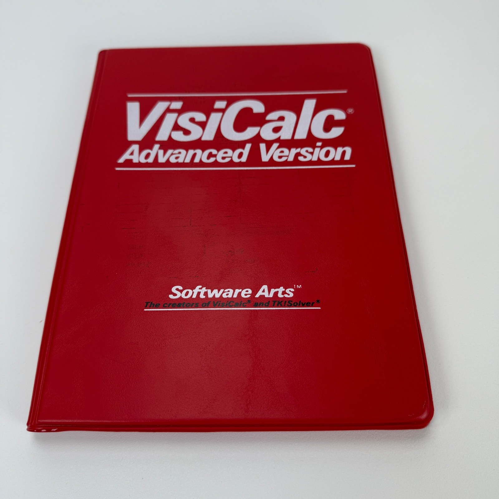 Software Arts VisiCalc Advanced Version IBM PC /  XT Version