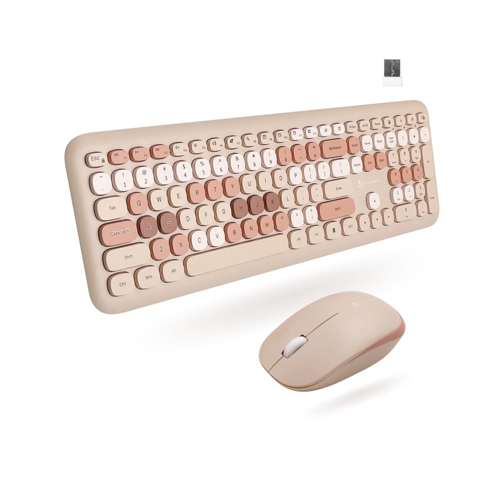 X9 Colorful Keyboard and Mouse Combo - 2.4Ghz Wireless - Transform Your Space...