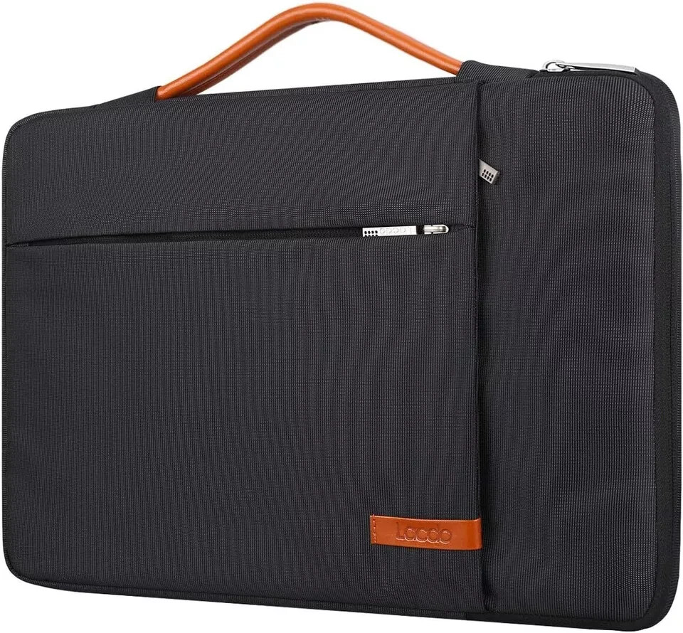 Lacdo 360° Protective 15-15.6 Inch Laptop Sleeve Case Inches, Black