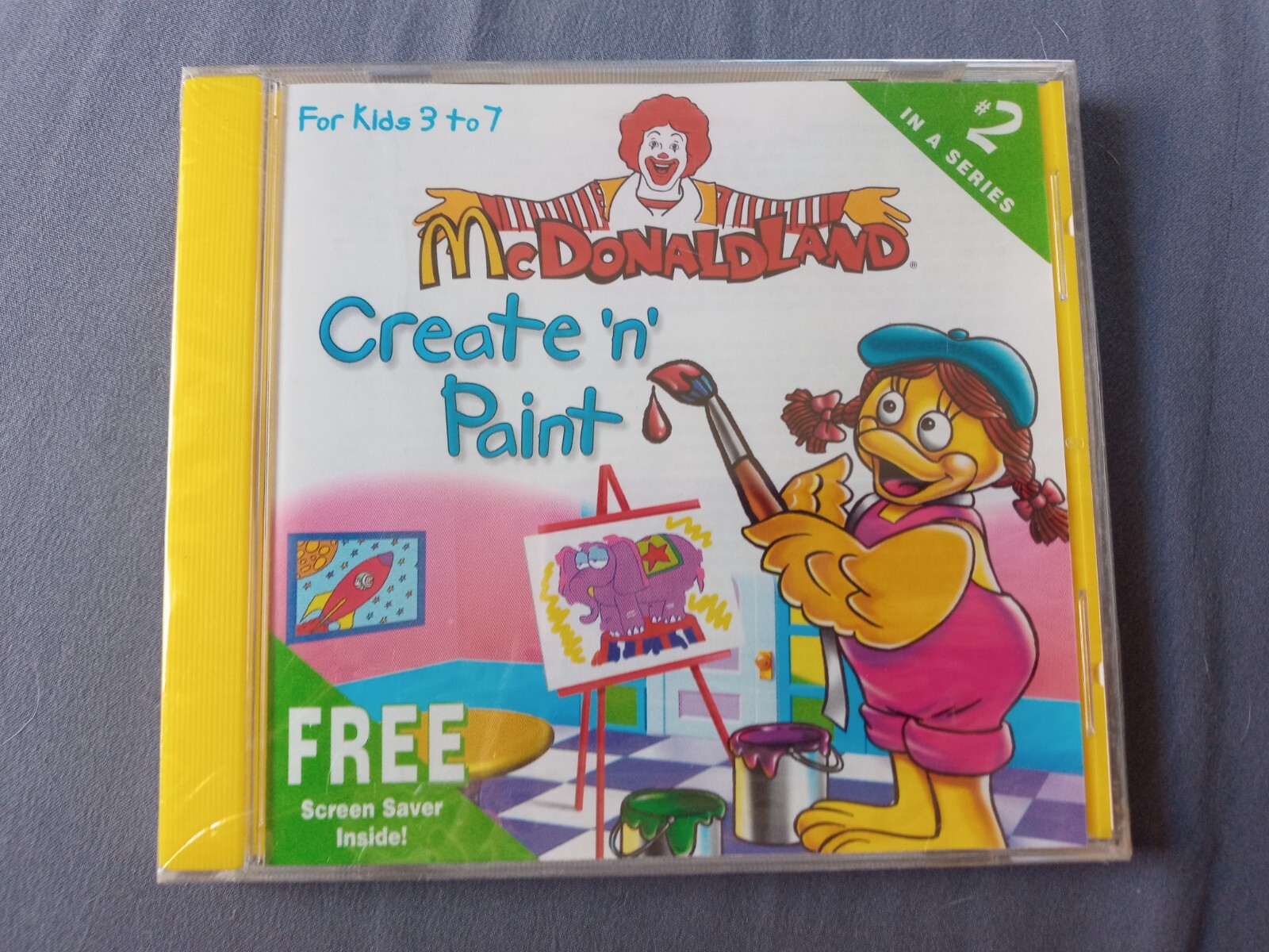McDonaldland Create and Paint PC CD-Rom New Sealed 1997
