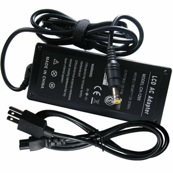 For Sharp LC13S1U LC15S4U-S LCD TV 12V 5A  AC Adapter Charger Power Cord Supply 