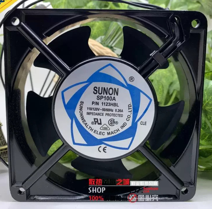 1PCS SUNON SP100A 1123HBL 12038 110/220V 0.26A fan