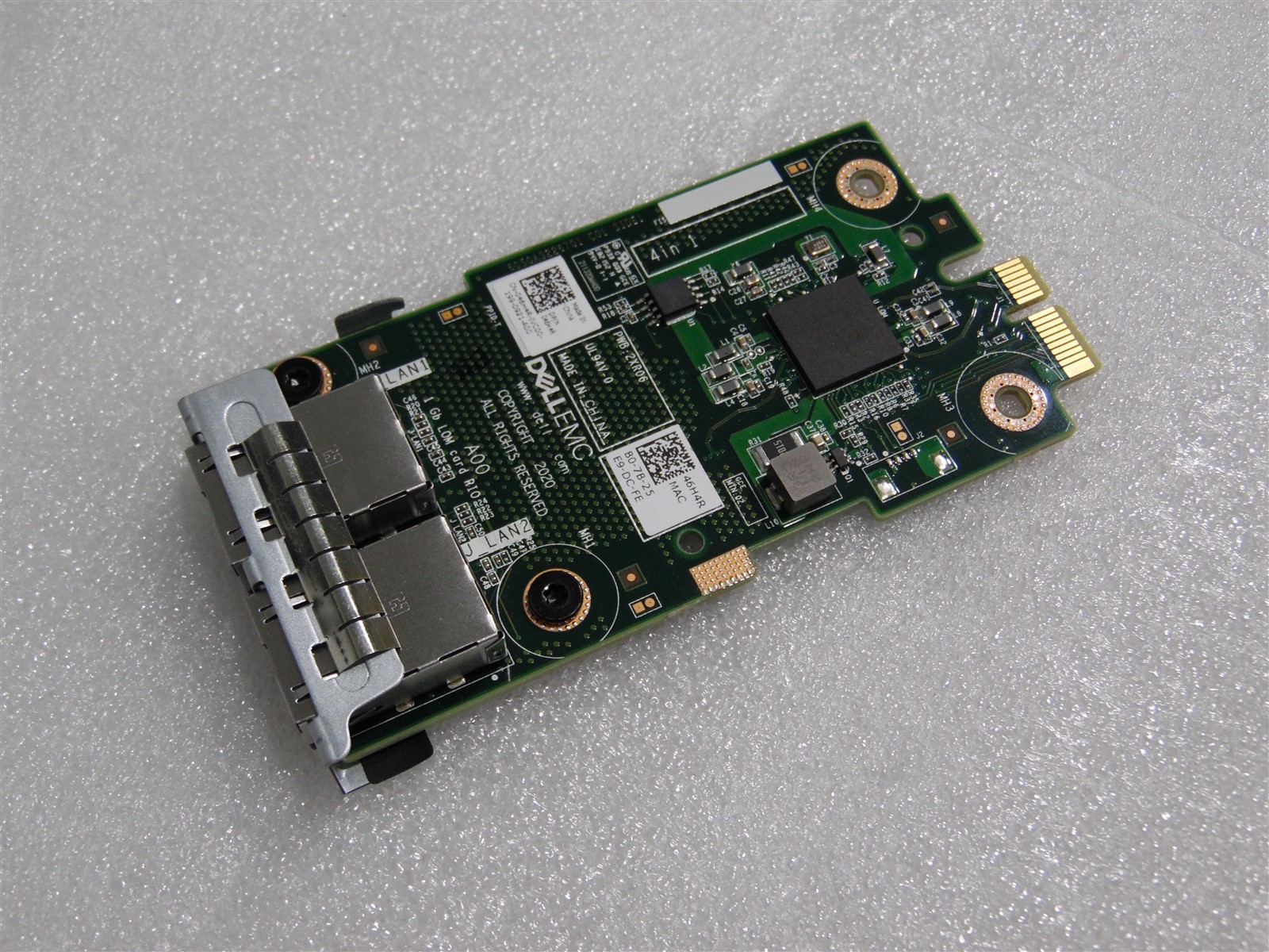 DELL POWEREDGE R650 R750 SERVER NETWORK CARD BASE-T LOM DUAL 1GB PORTS 46H4R