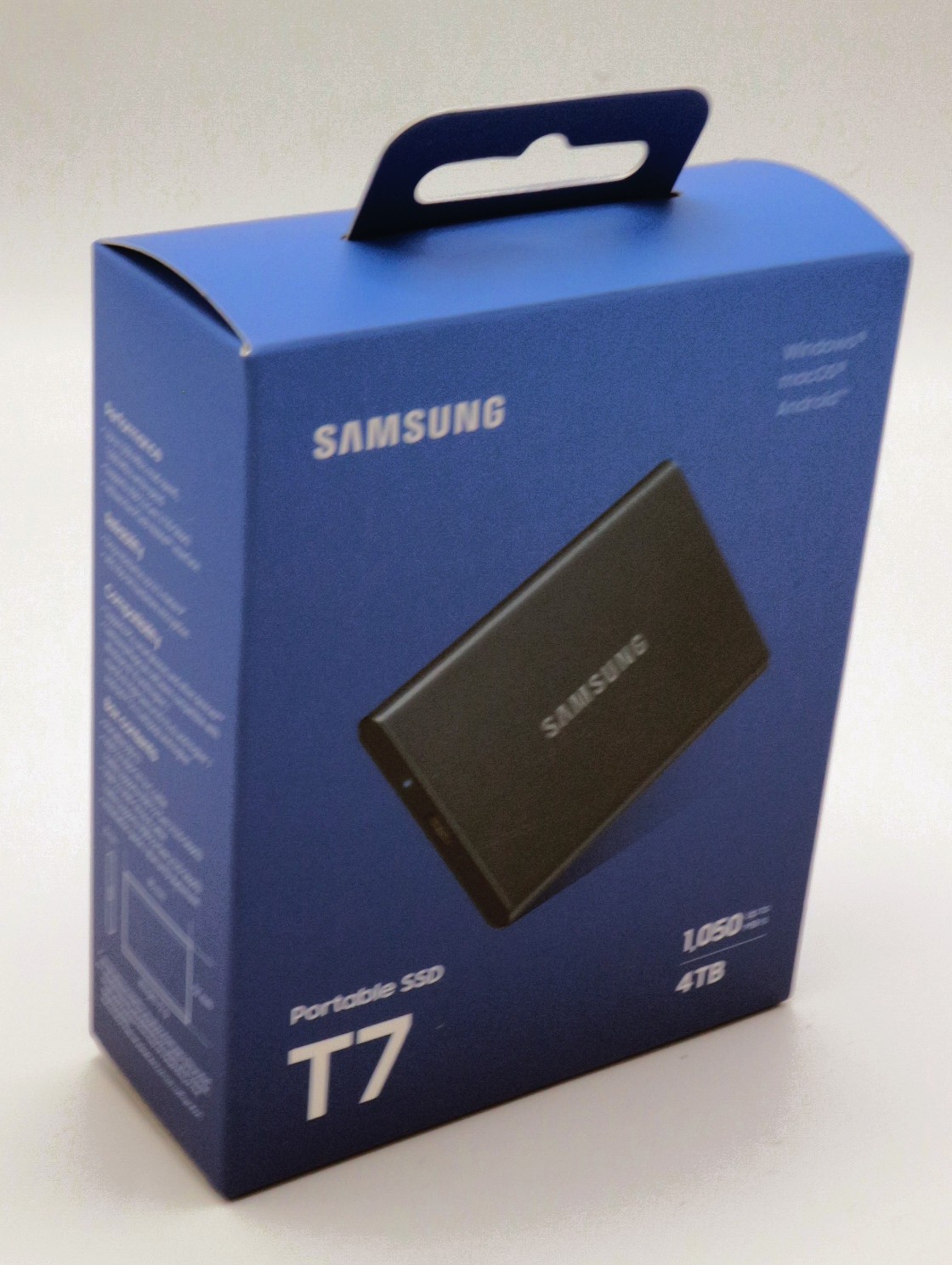 Samsung 4TB T7 Portable SSD DRIVE iPhone Galaxy Record 4k60p in ProRes BRAND NEW