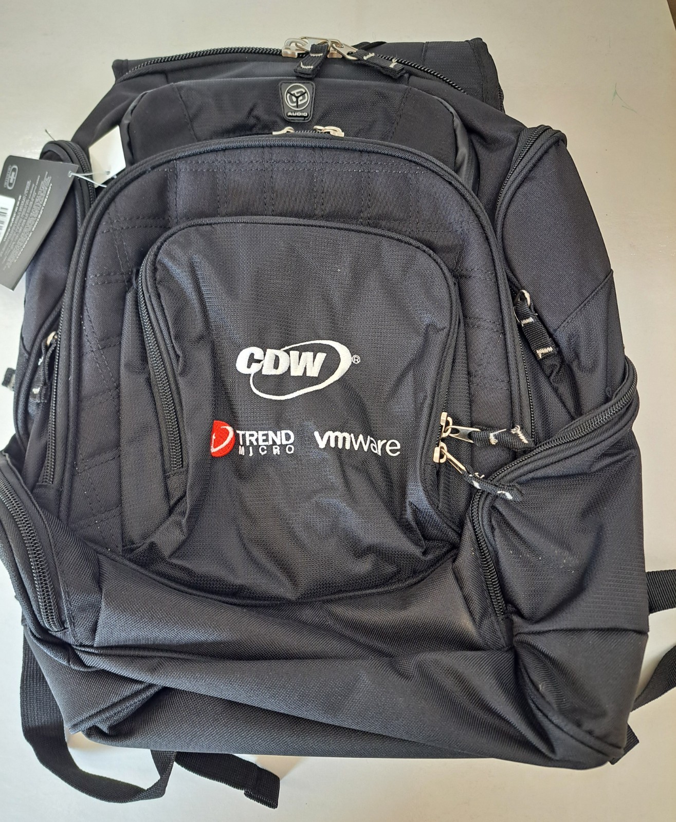 NEW OGIO - MASTERMIND BACKPACK BLACK 108091 CDW, TREND MICRO, AND VMWARE LOGO'S