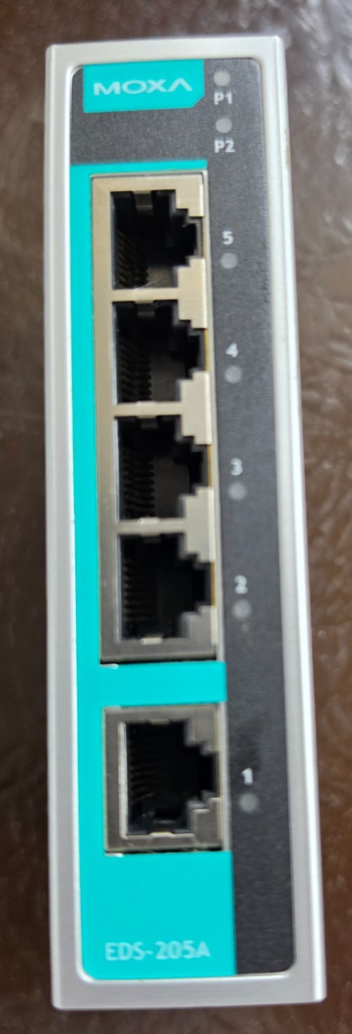 Moxa EDS-205A 5-Port Compact Unmanged Industrial Ethernet Switch