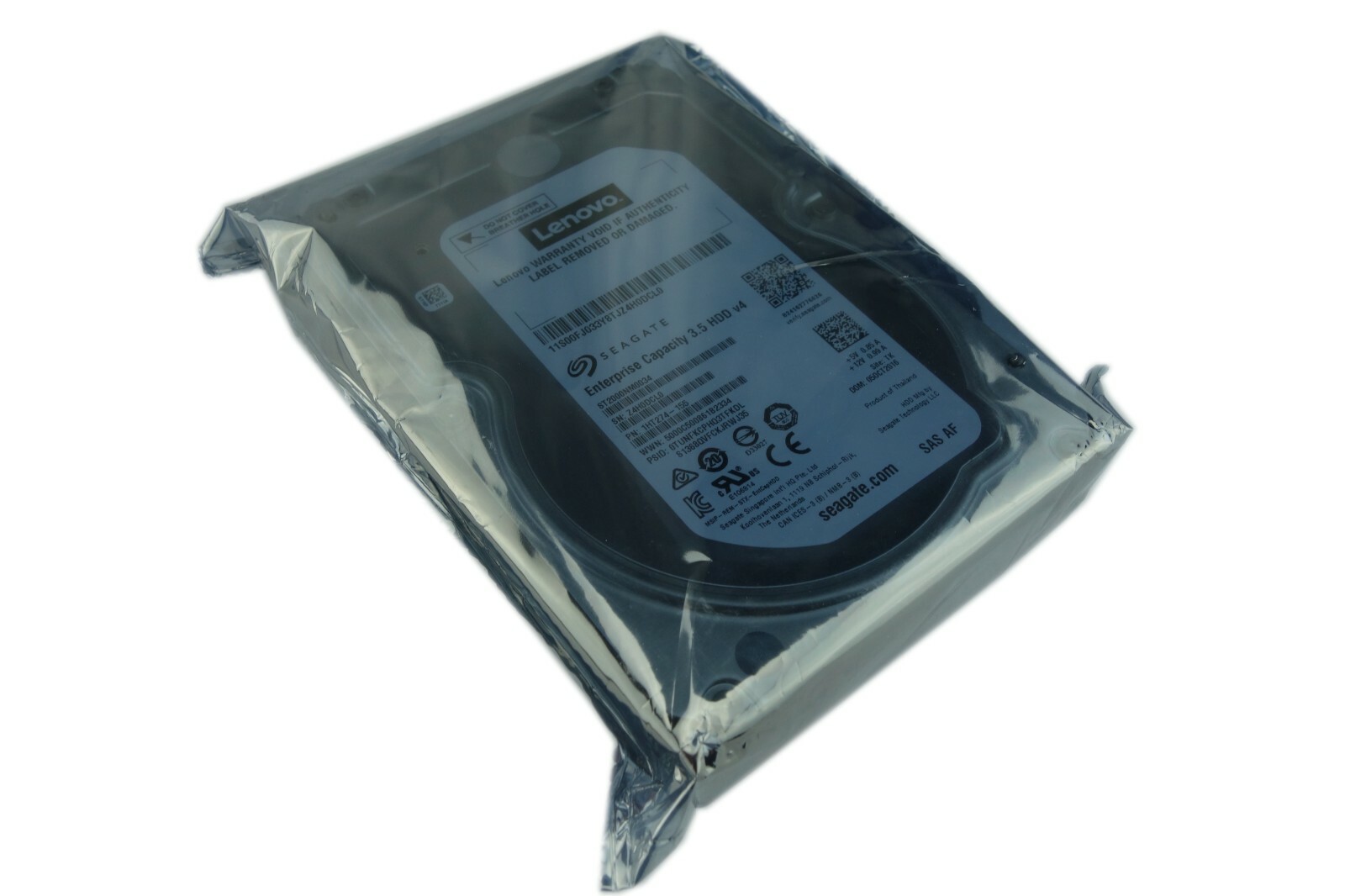 Lenovo 2TB 7.2K SAS 12Gb/s 3.5" HDD ST2000NM0034 00FJ033 
