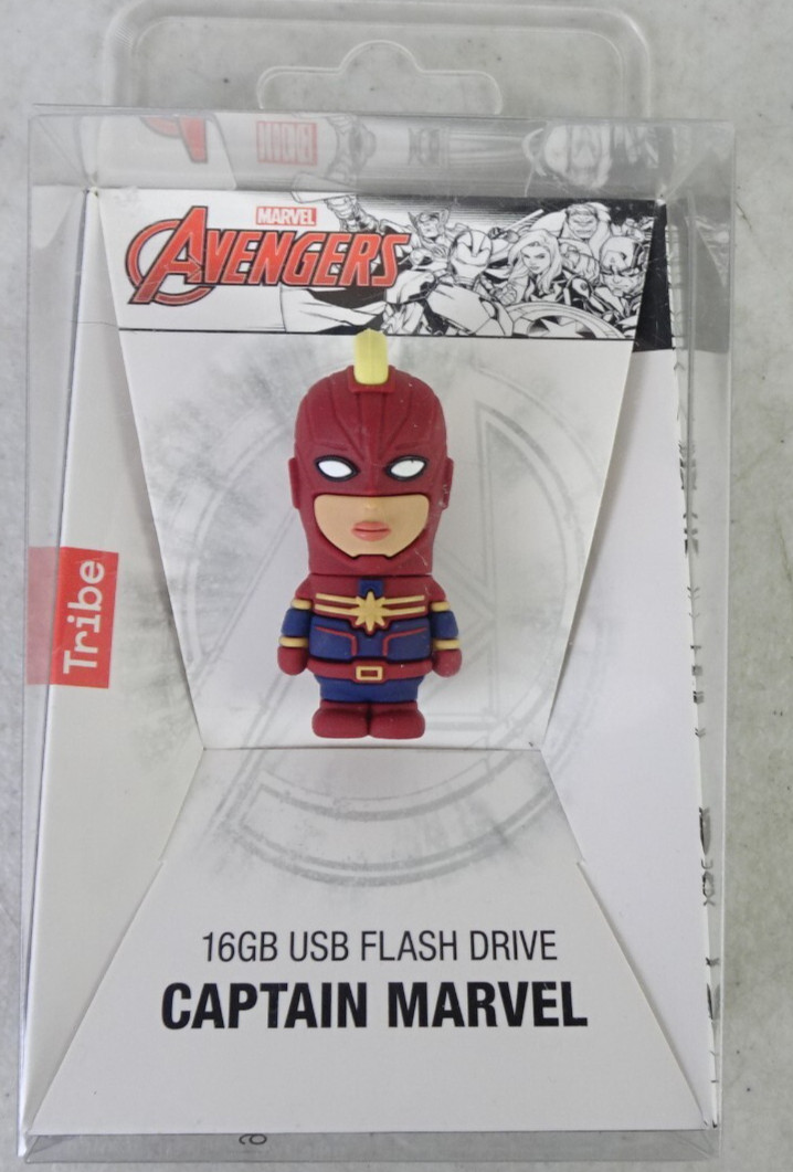 Tribe Captain Marvel 16GB USB Flash Drive Avengers Memory Stick Factory Sealed