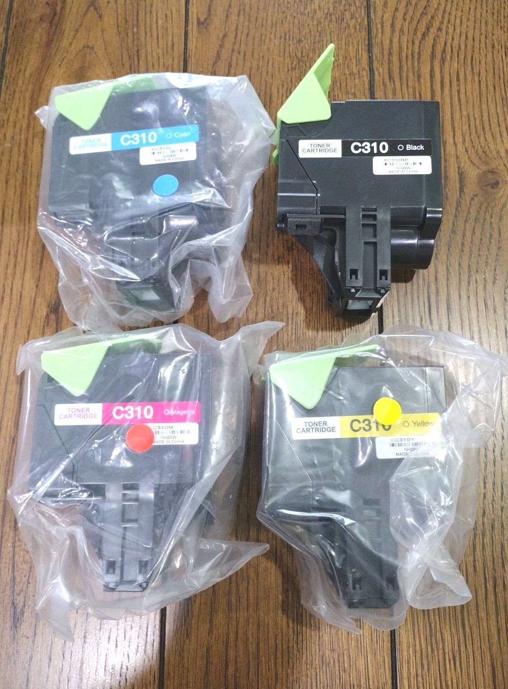 Xerox Compatible C310 Toner Cartridges Cyan Magenta Yellow Black 4 Pack (READ⏬)