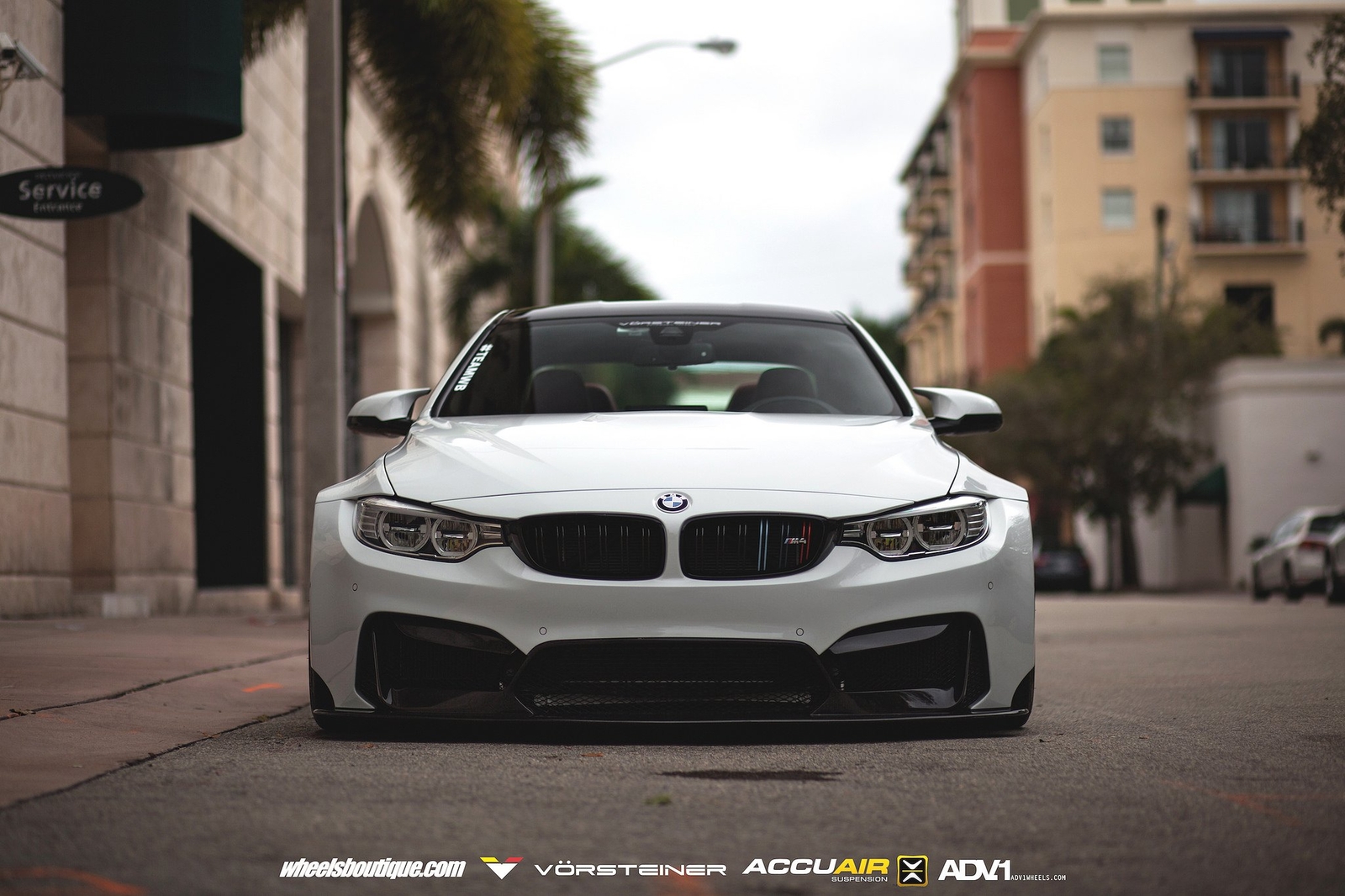 Cars bmw m4 gtrs4 vorsteiner widebody Desk Mat Stitched