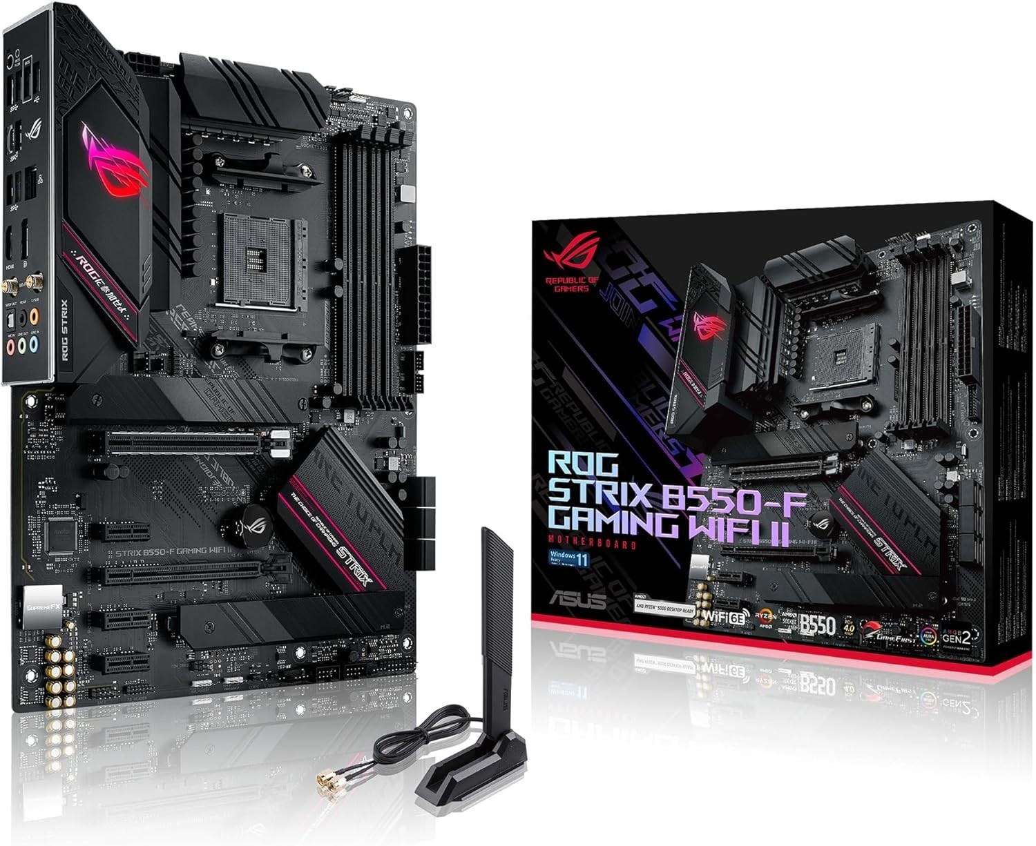 Asus ROG Strix B550-F Gaming WiFi II AMD AM4 (3rd Gen Ryzen) ATX DDR4 Gaming MB