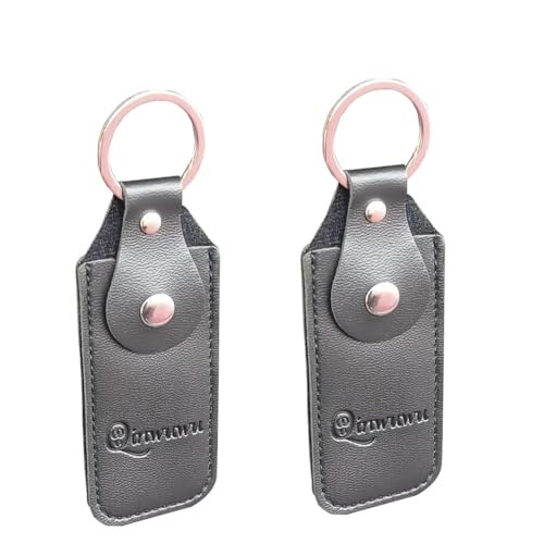 XXHong 2PCS Leather USB Storage Case - USB Flash Drive Leather Cover () Black