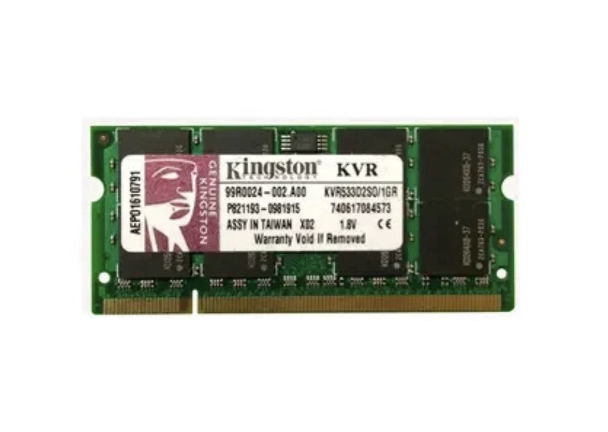 Kingston ValueRAM 1GB DDR2 533MHz Laptop RAM SO-DIMM KVR533D2S0/1GR