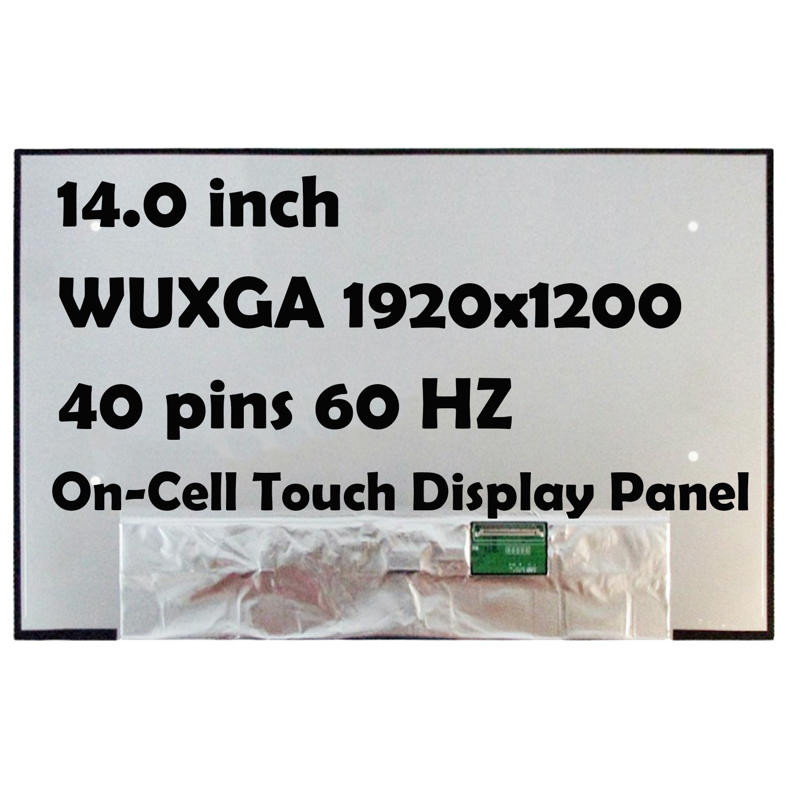 14" for Lenovo FRU 5D10V82402 1920x1200 40 Pins LCD Touch Screen Display Panel