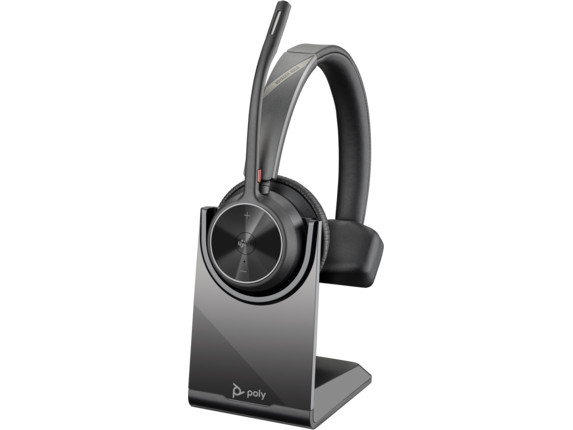 Poly Voyager 4310 Microsoft Teams Certified USB-C Headset with charge stand