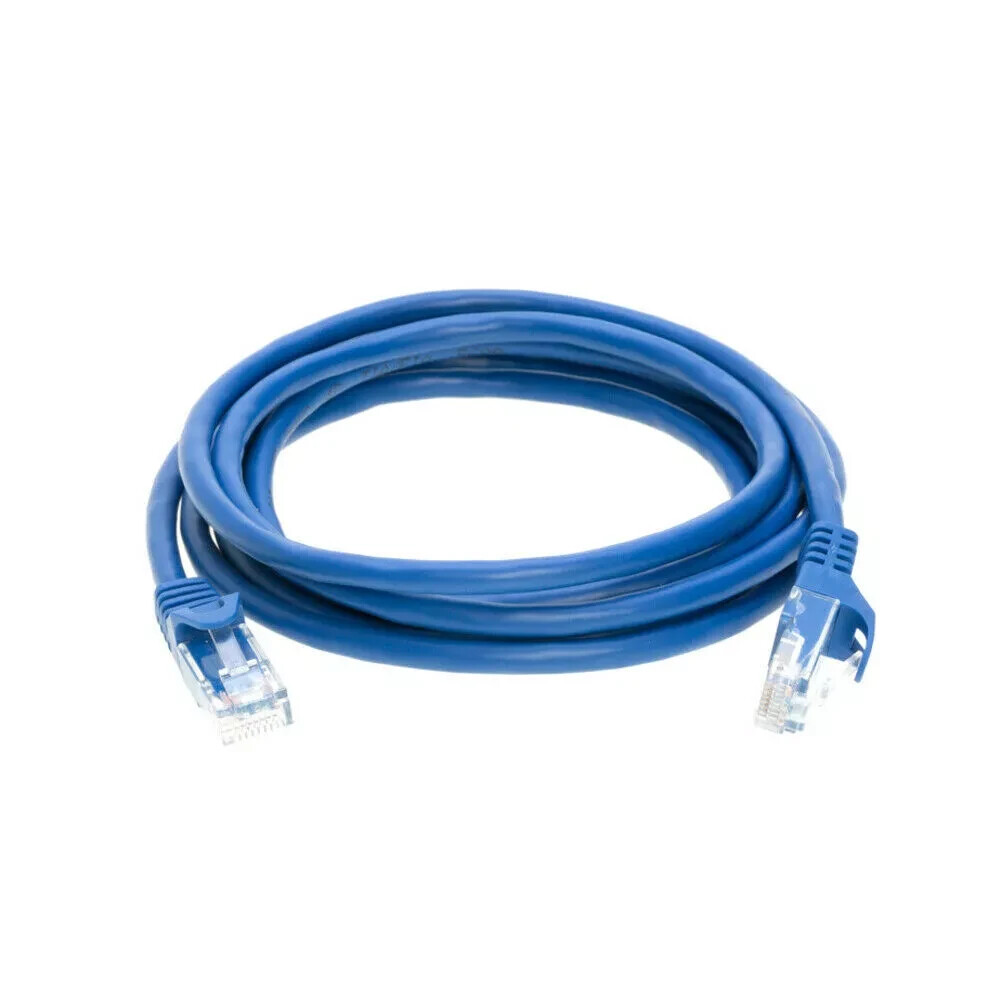 Cat5e Blue Patch Cable Ethernet LAN RJ45 10ft