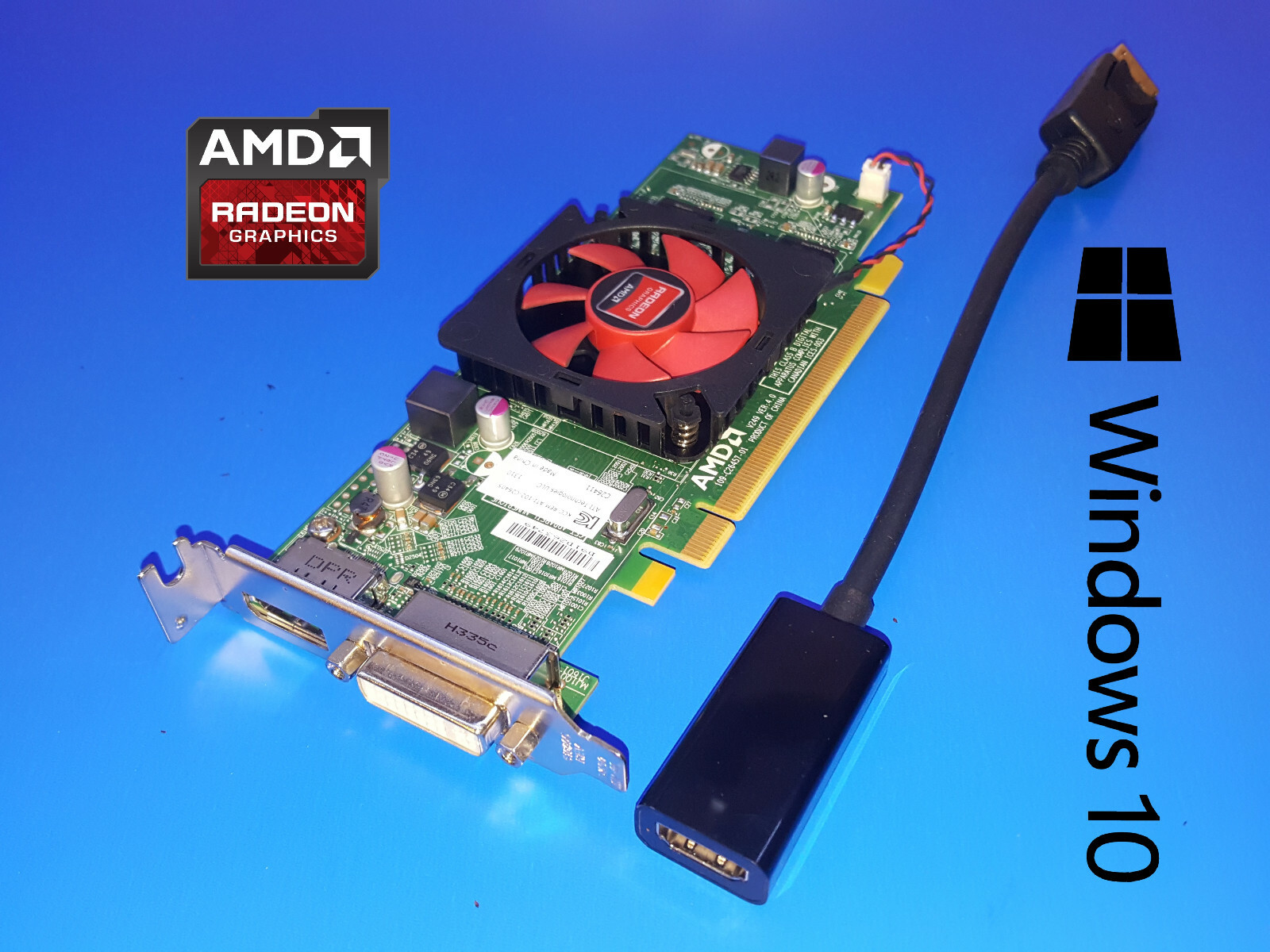 HP Compaq Elite 8000 8100 8200 8300 SFF 1GB Video Card Windows 10 DP to HDMI
